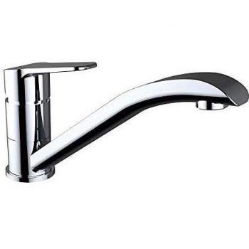 Clever 99388 Grifo de Cocina Monomando Horizontal Econature Cold Open, Elegance, Cromado