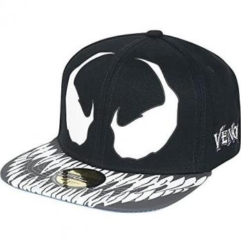 Spider-Man Venom Adjustable Snapback Hat Black/White - Official Merchandise
