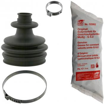 Juego de fuelles para árbol de transmisión FEBI BILSTEIN 17379, incluye un soufflet de cardan y junta de goma