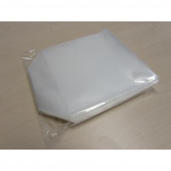 100 Fundas Alta Calidad CD/DVD,Plástico ECOLÓGICO,Transparentes,Lisas,con Solapa,Costuras Resistentes,Fabricadas en PP Polipropileno