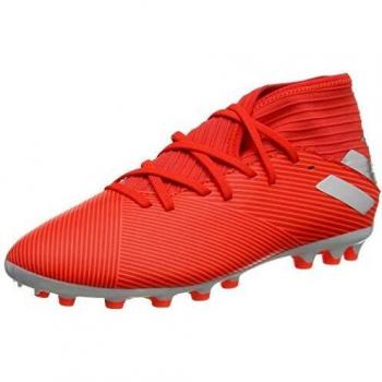 Adidas Nemeziz 19.3 AG J, Botas de fútbol Unisex niño, Multicolor Rojact Plamet Rojsol 000, 35.5 EU
