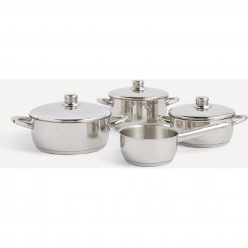 Conjunto de Batería de Cocina de 4 Piezas Premium - Ideal para tu Cocina
