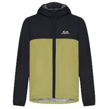 Chaqueta con capucha Oakley Elements Shell 2.0 verde apagado negro - M, cortavientos, talla M, color azul, helecho