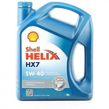 Aceite de motor sintético SHELL HELIX HX7 5W-40 4L