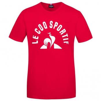 Camiseta LE COQ SPORTIF BAT TEE SS Nº2M ROUGE 2210559 Rojo