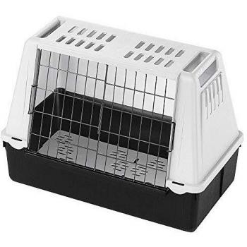 Ferplast Transportín para Perros para Automóvil Atlas Car Mini con Rejillas de ventilación, Alfombrilla de Drenaje incluida