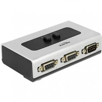 Conmutador Serial 2 Puertos RS-232/RS-422/RS-485 Manual - DeLock Desktop y Montaje en Pared