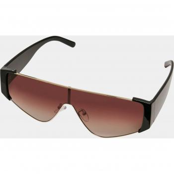 Urban Classics Unisex Sunglasses New York - Black with Storage Case
