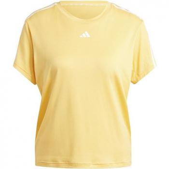 Camiseta Adidas ESSENTIALS TR-ES 3S para mujer - Amarillo