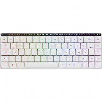 Teclado Gaming ASUS ROG Falchion RX Low Profile Inalámbrico Blanco QWERTZ
