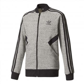 adidas J TRF FT SST Sudadera, Niños, Gris