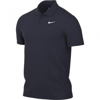 Nike Dri-Fit Solid Polo para Hombres en Color Azul Oscuro, Talla XL