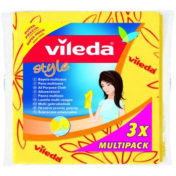 Vileda Style toallita limpiadora Trio Pack - 36 x 34 cm