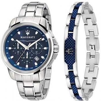 Maserati Successo Men's Watch, Chronograph, Made of Stainless Steel, and Bracelet - R8851121016