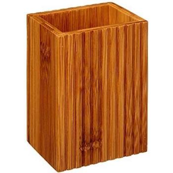 Vaso de baño de bambú 'terre' - Set elegante para el baño