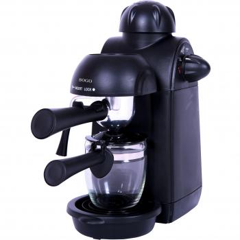 Sogo Semi Espresso Cafetera, 870 W, 0.24 litros, Plástico, Negro