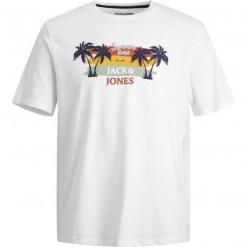 Camiseta de Manga Corta Infantil Jack & Jones Jjsummer Smu Vibe Tee Blanco