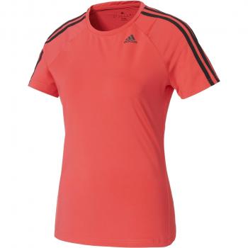 adidas D2M Tee 3S Camiseta de Manga Corta, Mujer, Rosa