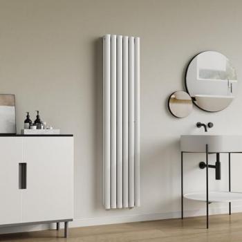 Radiador de Panel Doble Capa Tubular de Acero Nore 160x36 cm - Blanco 1198W
