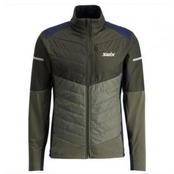 Chaqueta aislante para hombre SWIX Dynamic Hybrid (oliva/olivo oscuro)