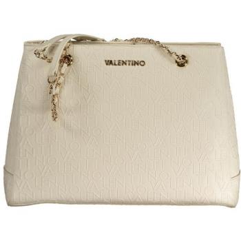 Valentino by Mario Valentino White Polyethylene Shoulder Bag with Chain Handles, ONE SIZE
