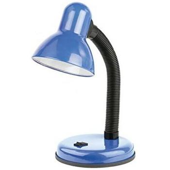 Flexo Yodo Azul con Casquillo E27 y Dimensiones 30x14x14 cm