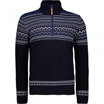 CMP WP - Jersey de punto para hombre, color azul negro y azul. 62