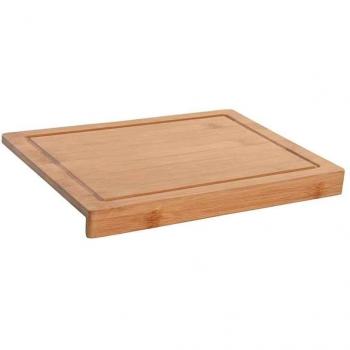 Tabla de Cortar de Bambú Natural Rectangular 33 x 24 x 3 cm