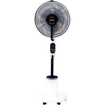 Ventilador de pie Jocca con nebulizador, mando a distancia, 3 velocidades, 3 modos de brisa, temporizador hasta 7h 30', oscilación, volumen de niebla ajustable, capacidad de 2