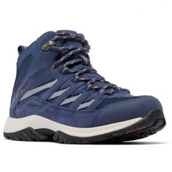 Botas Columbia Crestwood Mid Waterproof azul oscuro mujer - 38