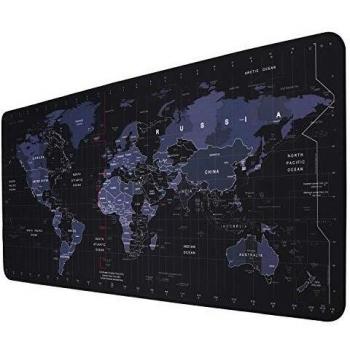 Ruifengsheng Alfombrilla de ratón grande para videojuegos, tamaño extragrande, alfombrilla de ratón extendida, base de goma antideslizante con bordes cosidos, 90 x 40 Damo04