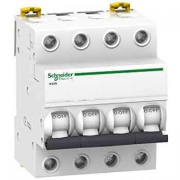 Interruptor Automático Magnetotérmico Schneider Electric A9K24740, 3P+N, 40A, Ik60N, Curva C