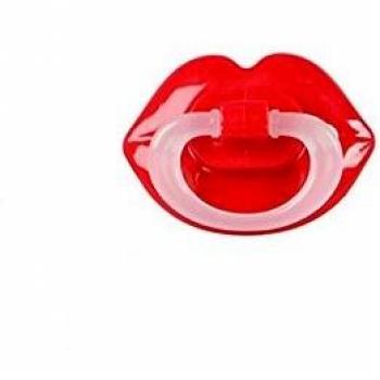 Kiokids 1321 - Chupete labios anatómico, unisex, color rojo