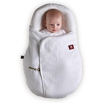 Red Castle Cocoonacover Couverture en Fleur de Coton Ouatinée Blanc