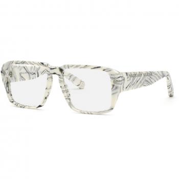 Gafas de Vista Philipp Plein VPP081 MARMORIZED Ivory 55 para Hombre