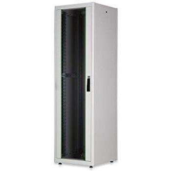Armario de red DIGITUS 19 pulgadas 22U - 600x800 mm - Serie Dynamic Basic - capacidad de carga 600 kg - profundidad útil 750 mm - gris