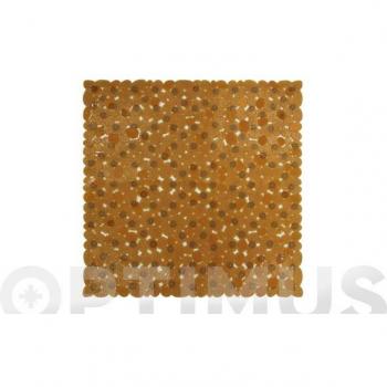 Alfombra Antideslizante Aita 54x54cm Miel/Chocolate