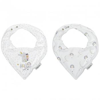 Conjunto de 2 bandanas para bebé con diseño de Unicornio