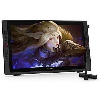 XP-PEN Artist24 Pro 23.8 Gracphic Tablet Pen Display 2K QHD Drawing Monitor with 2 Red Dials, 20 Shortcut Keys, 8192 Levels Battery-free Stylus Supports Tilt Function