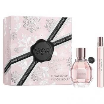 Viktor & Rolf Flowerbomb Eau de Parfum Spray 50ml Gift Set - Women's Perfume, Floral & Woody Fragrance, Includes Full Size 50ml EDP and Travel Size 10ml EDP, Notes of Rose,