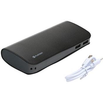 PLATINET Power Bank 11000 mAh + Cable Micro USB - Negro Cuero