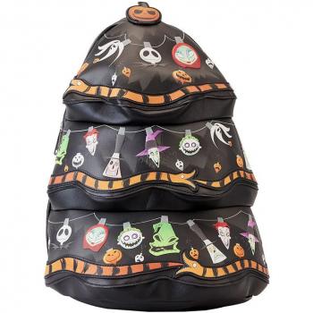 Loungefly Nightmare Before Christmas Glow-in-the-Dark Figural Tree Mini Backpack