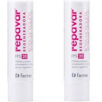 Stick Solar Regenerador de Labios SPF20 Repavar Dúo 2x4g