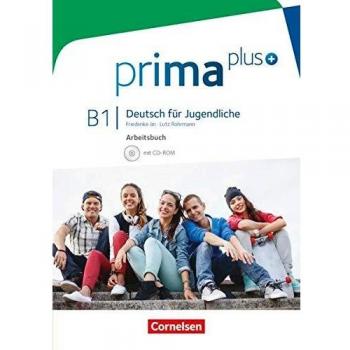 Prima Plus B1 Workbook with CD-ROM for German Language Learning