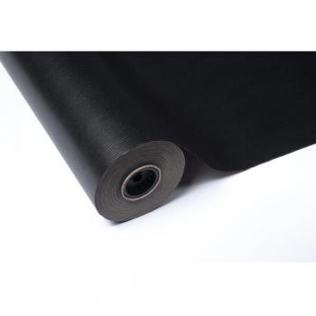 PAKOT Rollo Papel de Regalo Kraft Verjurado Negro - Bobina Grande 70CM X 100M - Envolver Regalos y Empresas