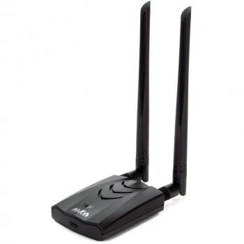 Adaptador USB Alfa AWUS036AXML de alta potencia con conexión Wi-Fi 802.11ax y soporte para USB-C