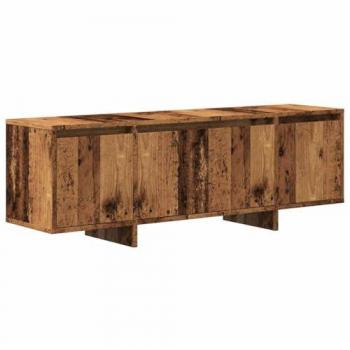 Mueble de TV madera ingeniería envejecida 120x30x40,5 cm