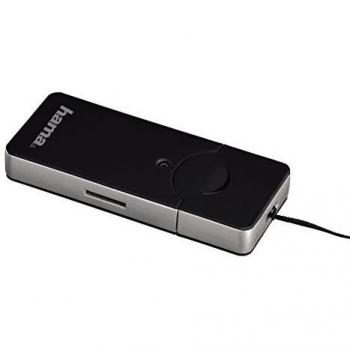 Hama - Lector de tarjetas SD y microSD con conexión USB 3.0, color negro