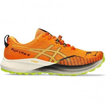 Asics Fuji Lite 4 Men's Trail Running Shoes Bright Orange/Amari