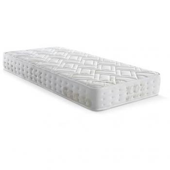 Colchón Sleep One Orgánico H18 | 90x190 cm | Firmeza Media Alta | Núcleo Bioform 45D Alta Densidad | Tejido Stretch 100% Algodón Verde